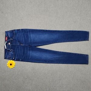 RARE! Y2K CELEBRITY PINK High Rise Ankle Curvy Super Skinny Leg Jeans Jeggings